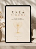 Libro Creá de corazón CREÁ de corazón.  Empezá a crear desde quien realmente sos.